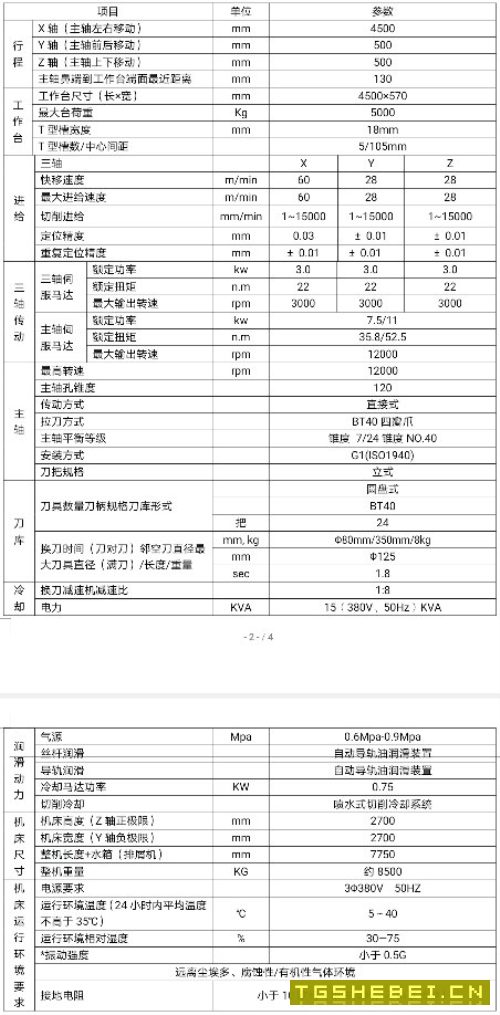 哈驰BT40焊接床身HV4500型材加工中心
