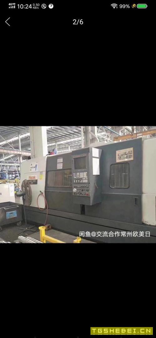 日本马扎克MAZAK原装进口大型高刚性高精度2米斜床身数控车