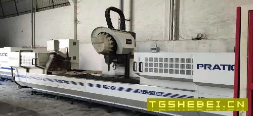 在位出售普拉迪4500型材加工中心法兰克系统价格便宜