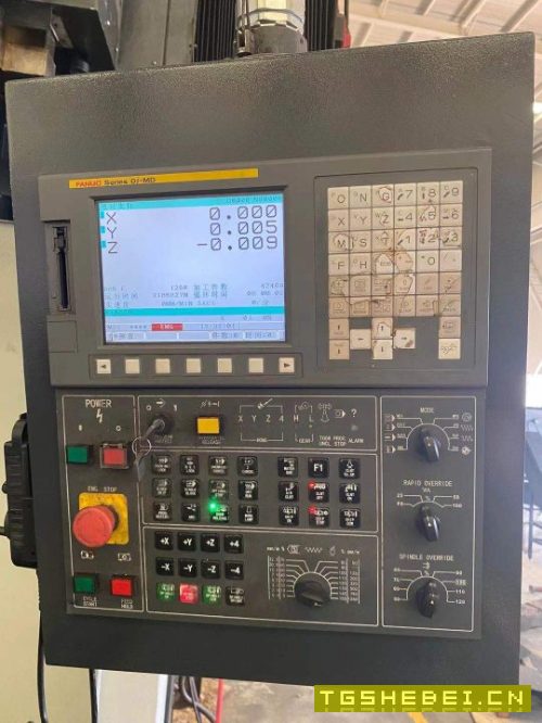 出售:海天HTM一4228G,二线一硬导軌、BT50齿轮主轴6000转、工作台4000x2500.