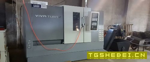 两台沈阳希斯T2-500斜轨数控车