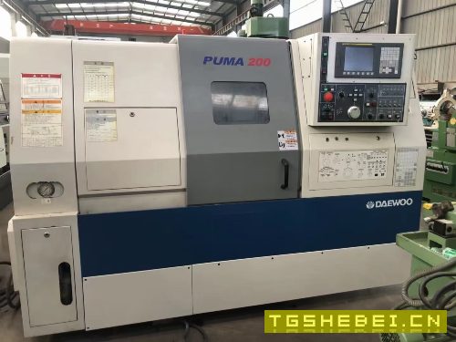 大宇PUMA200,斜轨,8寸卡盘
