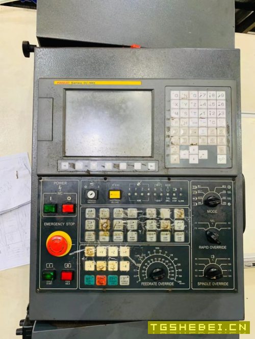 出售:海天HTM-850G定梁龙门加工中心,发那科系统,24把刀,主轴高压中心出.