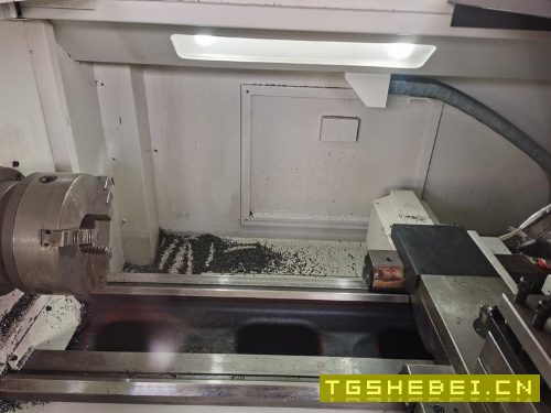 宝鸡机床SK50P,全防护,三档档内无极变速,广数980tdi,一年质保的新机。