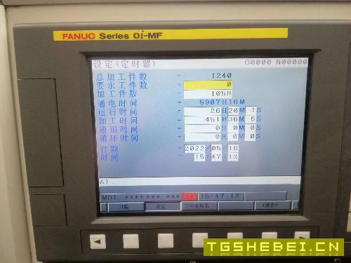 在位处理:2019年9成新台功5027数控龙门铣