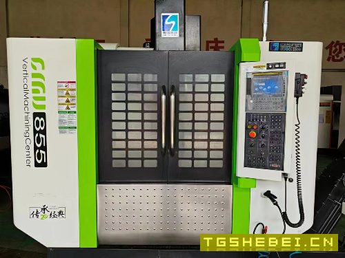 出售一台国盛855准新加工中心,2021年,两线一硬床身.
