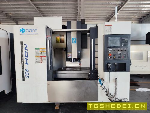 新到一台2021年北部数控855加工中心，洗洗95新，三菱m.