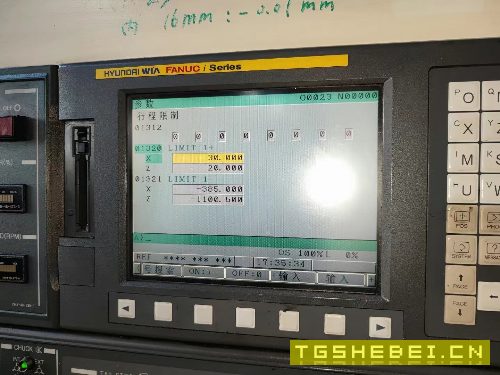 2016年威亚280L数控斜轨车,发那科TD系统,1包埃尔法.