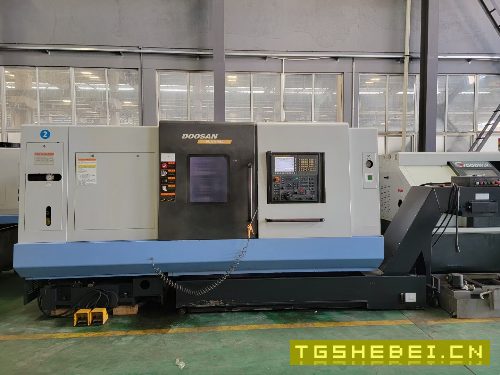 2014年韩国原装进口斗山PUMA480数控车床，床身回转直.