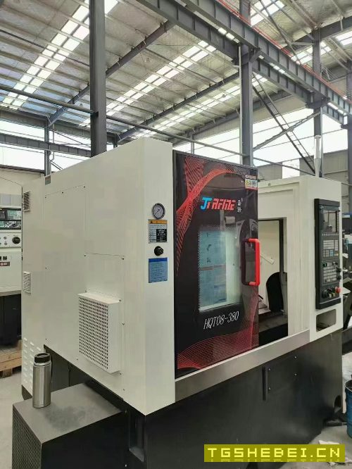 乔锋HQT08-380数控车床2022生产,原厂调试一个产品后.