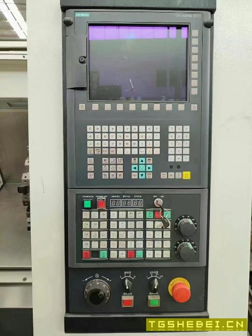 乔锋HQT08-380数控车床2022生产,原厂调试一个产品后.