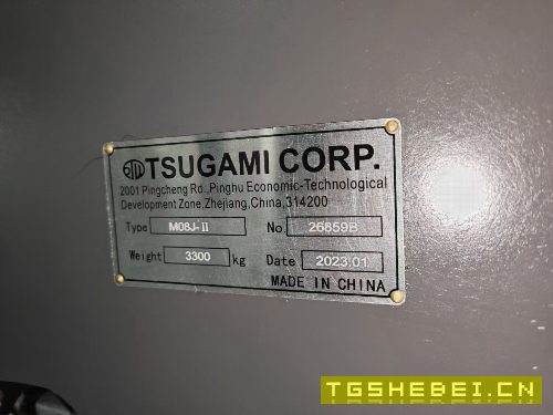 准新2023年日本津上M08J斜轨数控车床,发那科TF