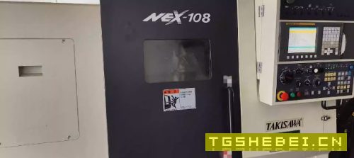 出售泷泽NEX108数控车床一台，8寸卡盘，12工位