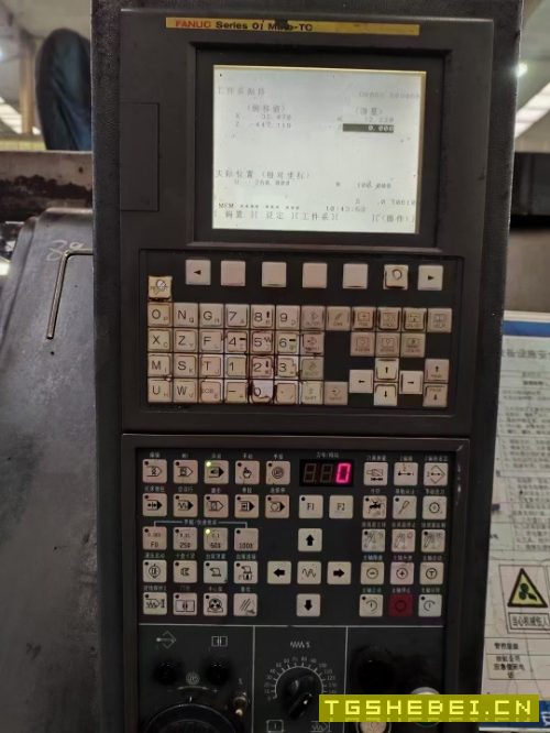 同款3台沈阳CKS6132，加工范围320/1000，自重6.5吨，发那克系统，硬规，10.