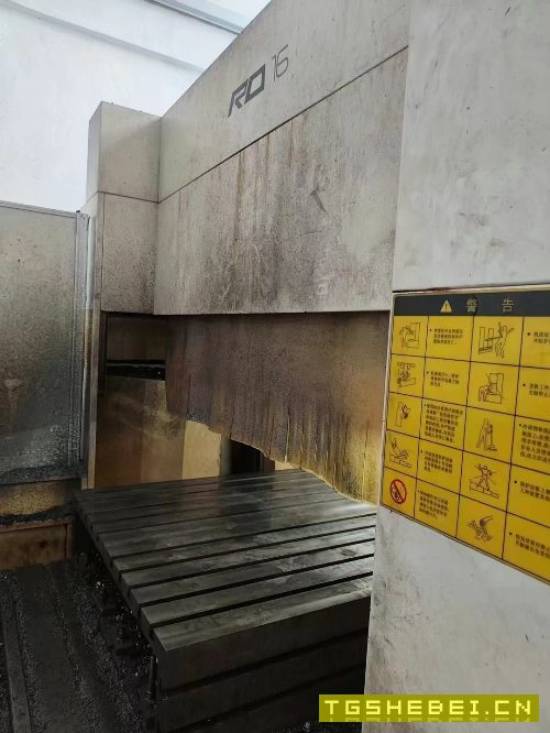 沈阳海克数控龙门钻，bt50主轴，6000转，带刀库，带中.