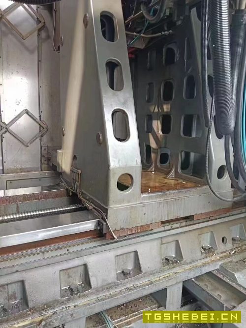 出售:苏州江源800双工位卧加,发那科MF系统,原版机况安装少用,工作台千分.