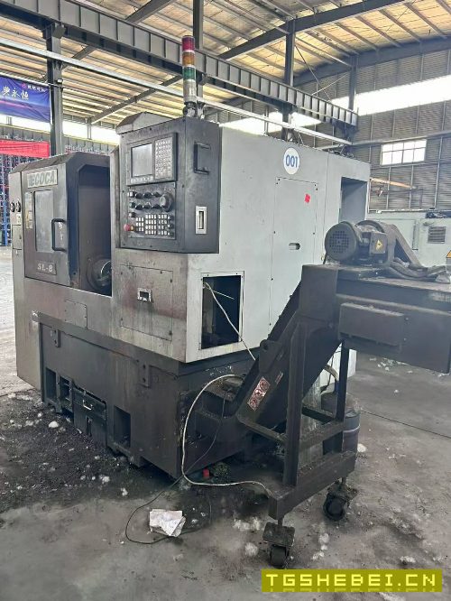 在位出售台湾原装胜杰SL-8数控车床一台、安装少用、8.