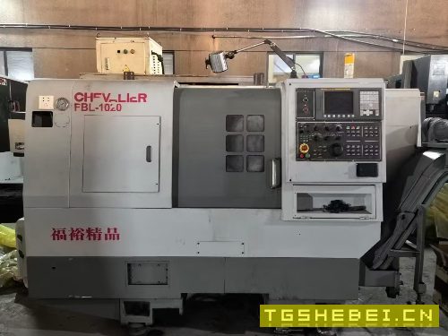 同款二台台湾福裕FBL-10200斜轨数控车床,8寸卡盘,8.