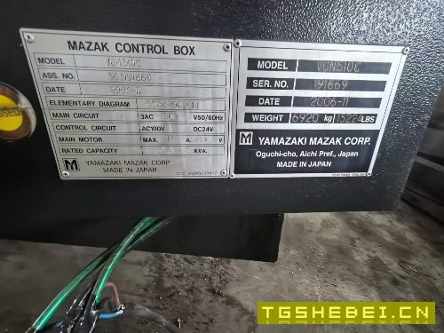 日本原装进口马扎克510加工中心,2006年11月,同款5台.
