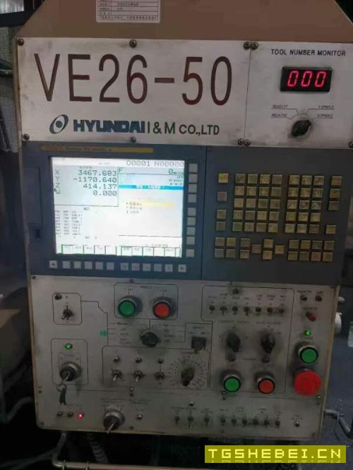 日立精机2650龙门五面加工中心,双工交换作台,行程91.