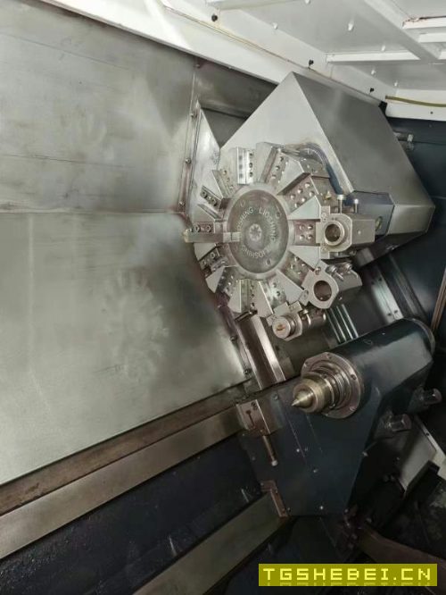 同款两台纽威NL504SC,两轴硬轨,回转直径600mm,切削.