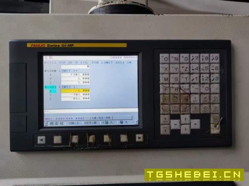 2018年佳泰1370加工中心,发那科MF系统,三轴滚柱线轨.