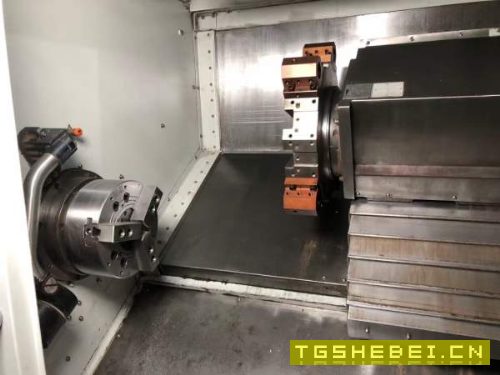 哈挺GS-250PLus斜轨车10寸卡盘,12工位刀塔发那科TD系.