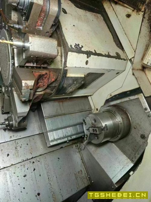 日本原装马扎克双主轴车铣复合QTN100MS，6寸主轴带对.