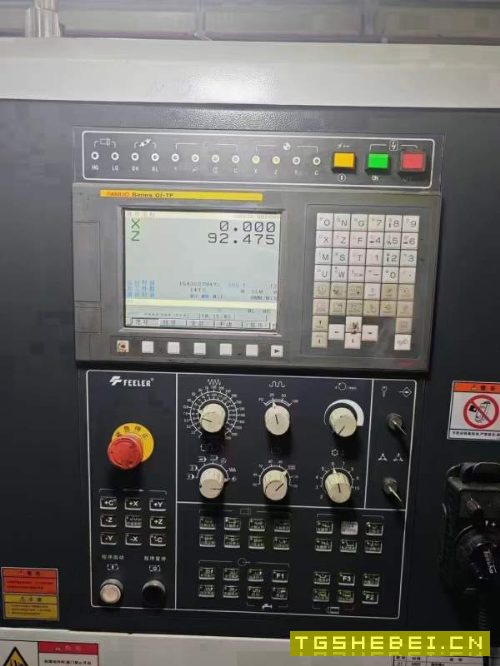 台湾友佳FTC-350L斜轨数控车床,8寸中空卡盘,12工位.