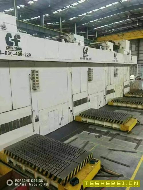 金丰四点压力机全自动冲压流水生产线全封闭，全自动化.