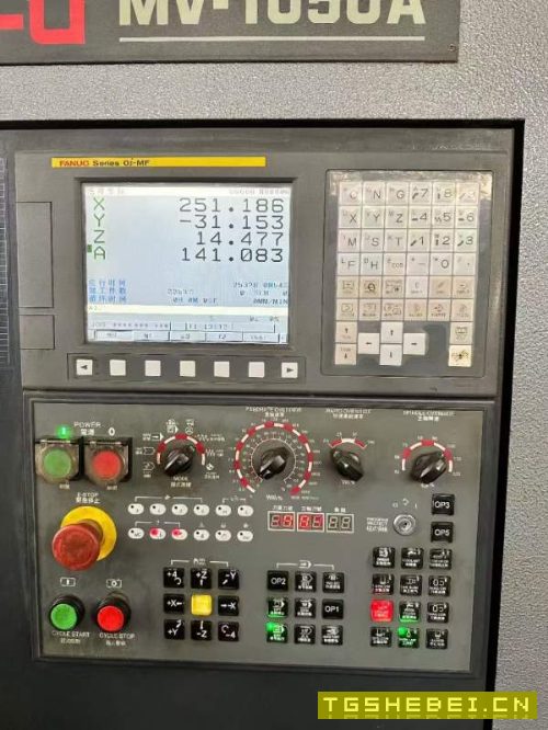 新到2019年台湾高峰1050，三轴线规BT40刀柄，发那科MF.