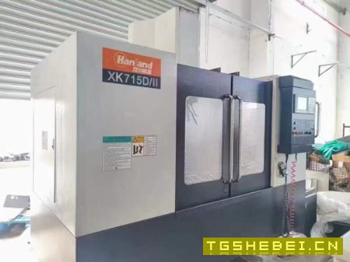 汉川715D数控铣、BT50主轴、发那科MF系统、三轴线轨工.