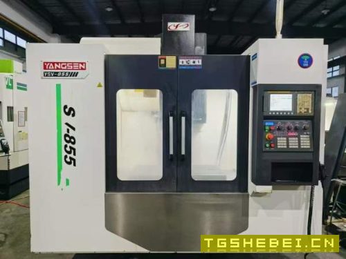 新到一台2018年扬森855重型加工中心,主轴电机11-15KW.