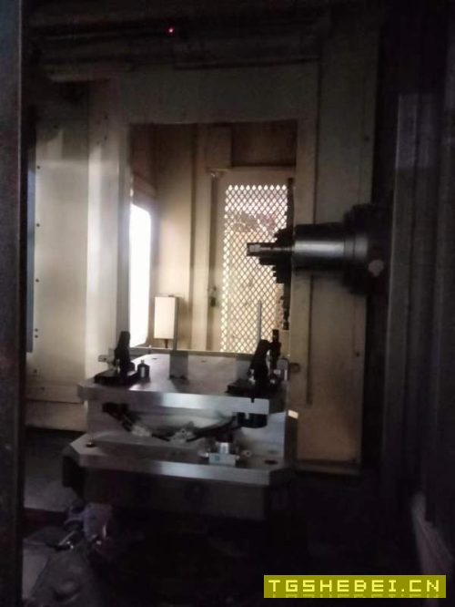 刚刚买下一台台湾崎发HT-500A双工位卧加、发那科18-MB.