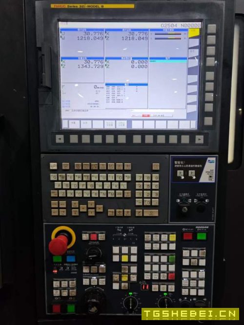 刚刚拿下韩国原装斗山PUMA800L数控车床，主轴通孔320.