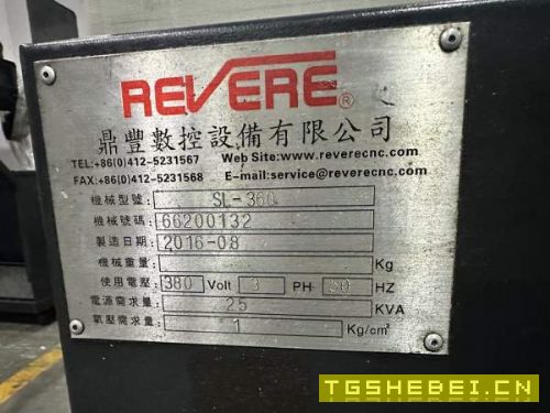 鼎丰360大型斜轨数控车床,三菱系统.12寸中空卡盘,A2.