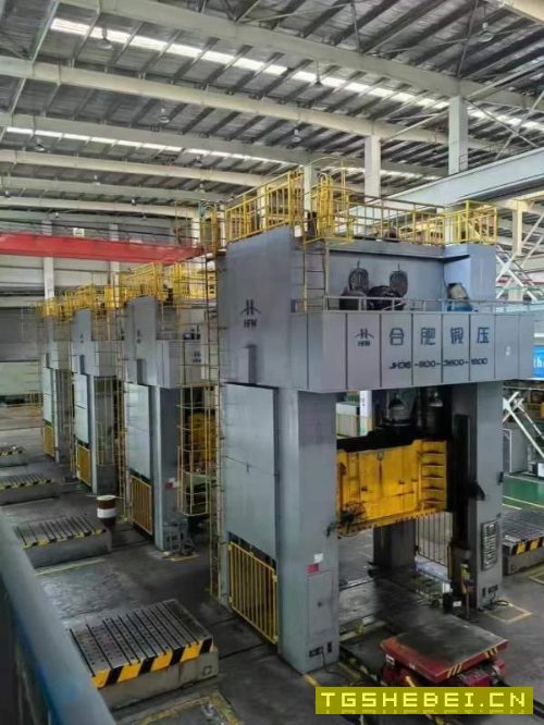 合肥锻压0500,双工作台左右侧移,行程600mm,装模高.