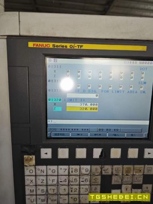 2019年沈阳HTC3630数控斜轨车，发那克0i-TF系统，8寸.