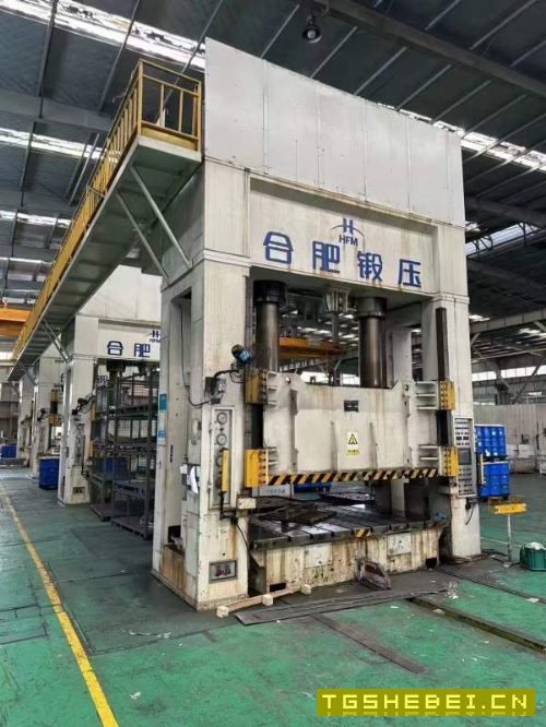 合肥锻压500吨压机线一条、全部前移、带连廊、工作台.