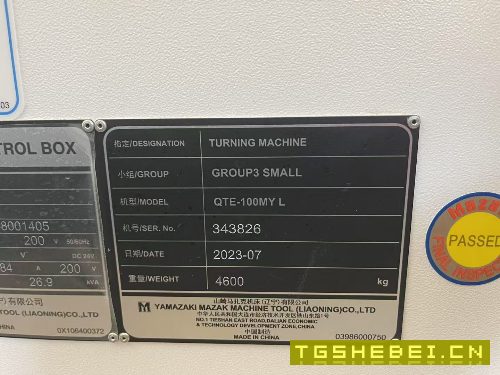 刚刚买下:马扎克100MYL车铣复合,6寸卡盘,12工位刀.