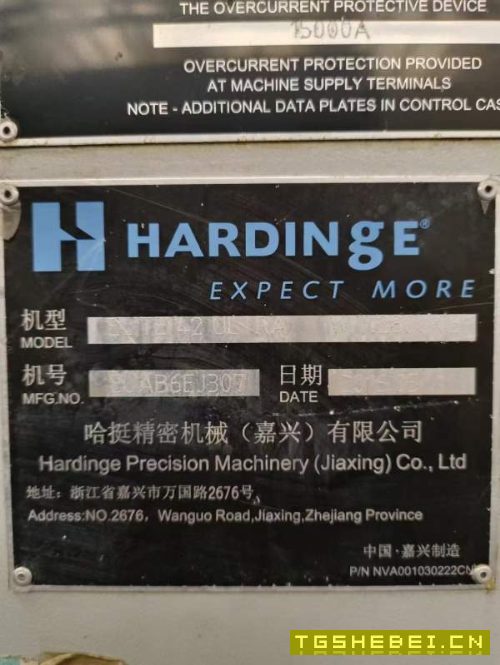 哈挺EU42高精密数控车床,发那科TF系统,配6寸卡盘主.