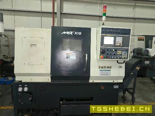 2017年出厂,泷泽NEX-108数控车床,发那科系统,加工.