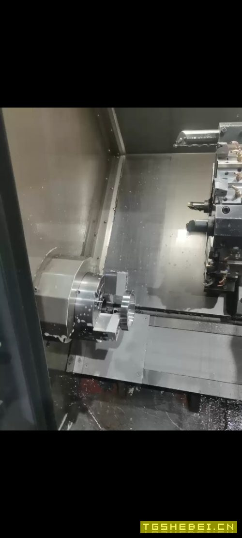 宝鸡CK50S数控车床发那科系统，加工长度500mm。