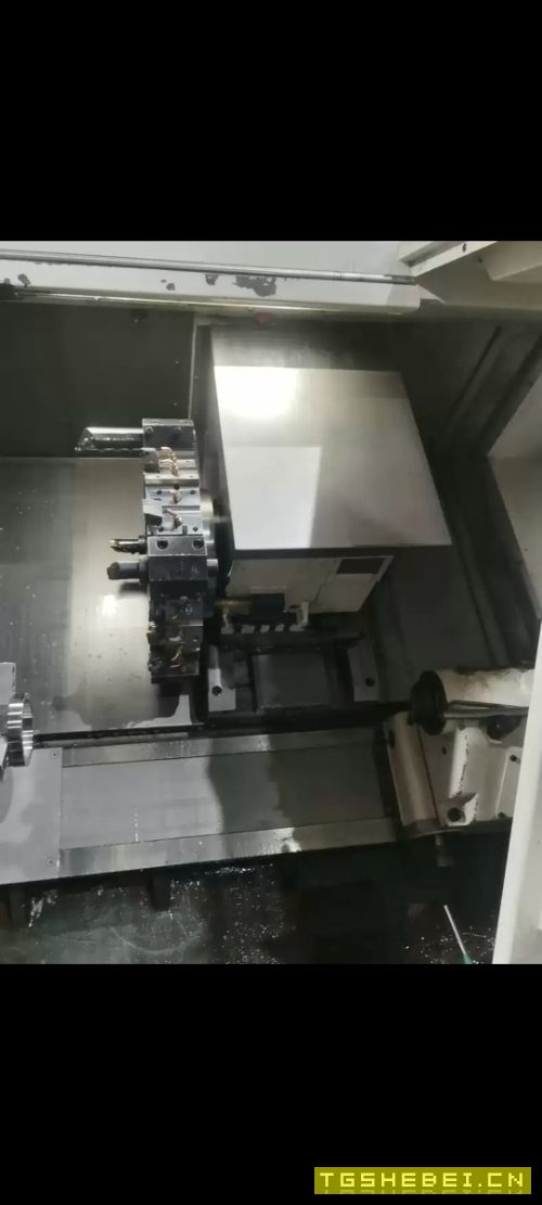 宝鸡CK50S数控车床发那科系统,加工长度500mm。
