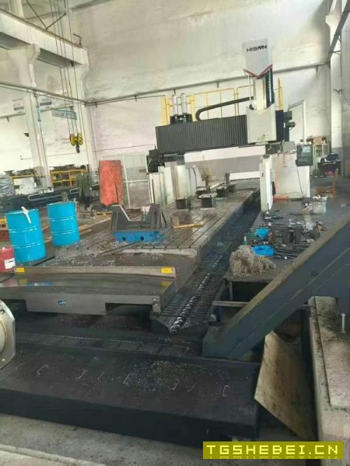 刚刚买下宁波海天3280数控龙门,工作台2500/8000mm,.