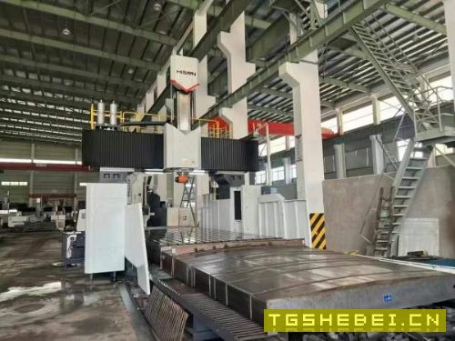 宁波海天3660数控龙门,工作台3000/6000mm,门宽3600m.