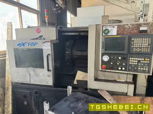 龙泽106斜导轨数控车，发那科系统，可以试机。