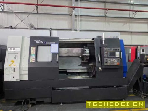 韩国威亚L400C数控车床。15寸卡盘,A2-11主轴,高低档.