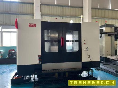 全新安装未用乔峰JHT-800单台卧式加工中心,三轴行程X.