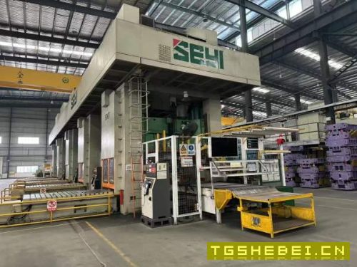 长沙工厂在位少用协易1000吨冲压线5台,1000吨1台,80.